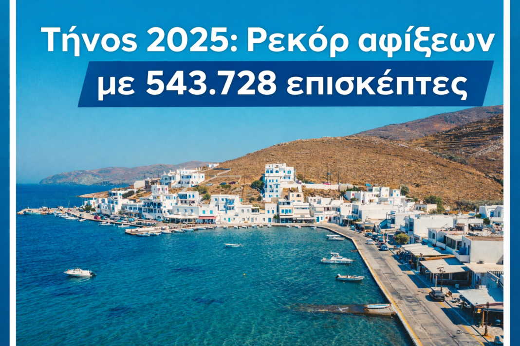 Ρεκόρ αφίξεων Τήνος 2025 δήμαρχος