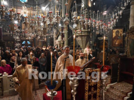Πλήθος πιστών στην Ακολουθία του Ακαθίστου στην Τήνο (ΦΩΤΟ)