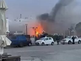 Πυρκαγιά σε κατάστημα χρωμάτων στην Τήνο